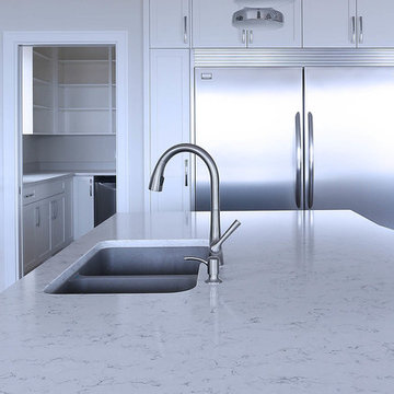 Silestone White Arabesque Quartz Kirschner Mountain