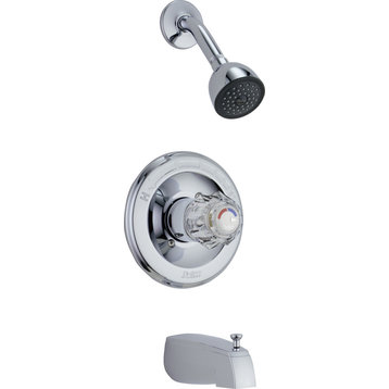 Delta Classic Monitor 13 Series Tub and Shower Trim, Chrome, T13422