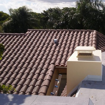 Clay Roof Tile in Coffee Fume Blend