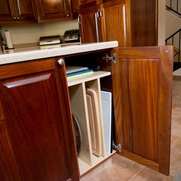 Mahogany high Gloss finish Kitchen