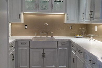 Kitchen - contemporary kitchen idea in New York