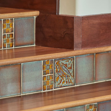 Custom Hill Country Home - Stair Tile