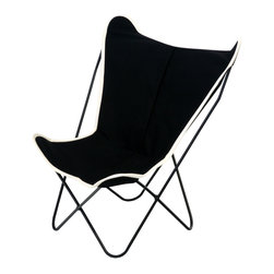 Half Pint Sling Chair - Black - Outdoor Lounge Chairs