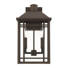 Capital Lighting Braden 927121OZ 2 Light Outdoor Wall Lantern - Oiled Bronze