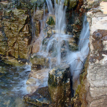 Weathered Limestone Water Garden