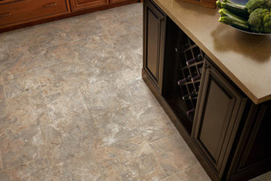 Example of a classic kitchen design in Other