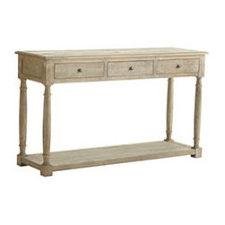 OAK FARMHOUSE CONSOLE - Console Tables
