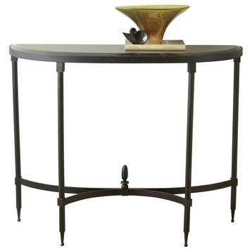 Fluted Iron Collection Console With Granite