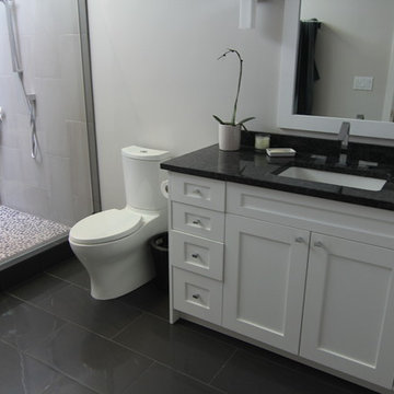 Spa-like River Rock Shower