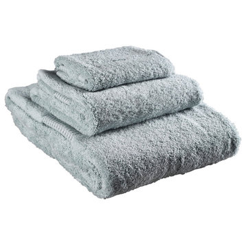 Delilah Home 100% Organic Cotton Bath Towels, Mineral Green, 3-Piece Set