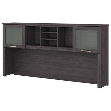 Scranton & Co Furniture Somerset 72W Desk Hutch in Storm Gray