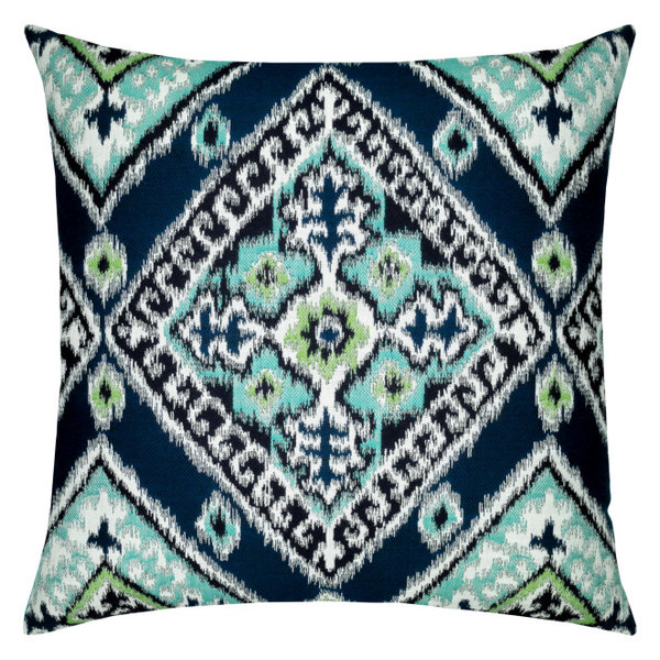 Elaine SmithIkat Diamond Peacock Elaine Smith Pillows 20 x 20 Sparkle
