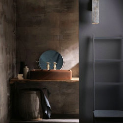 Silver Leaf Long Bathroom Wall Light - Bathroom Wall Lights