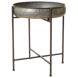 Industrial Outdoor Side Tables by Glitzhome