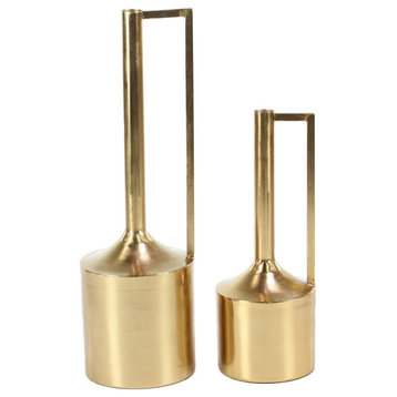 Modern Gold Metal Vase Set 57421