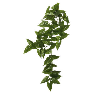 Vickerman 36" Anthura Hang Bush X 6 With 59 Leaves., Green