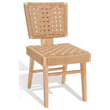 Safavieh Couture Susanne Woven Dining Chair, Natural
