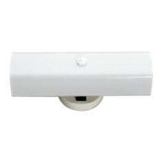 Vanity Lights With Outlets Houzz Satco Products 14 Vanity With White U Channel Gl And Convenience Outlet Bathroom