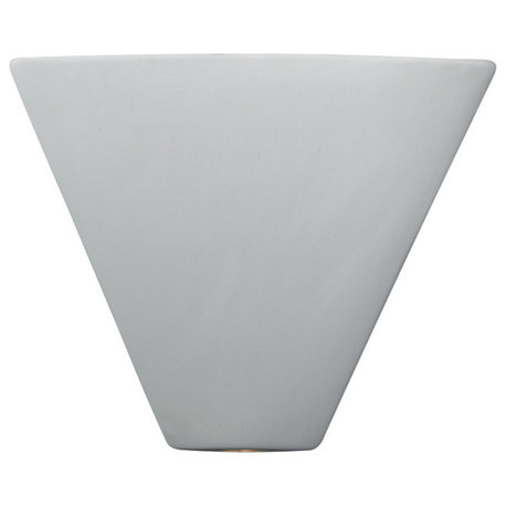 Ambiance Trapezoid Corner Sconce, Wall Sconce, Bisque