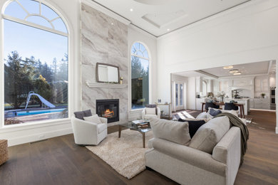 Example of a living room design in Seattle