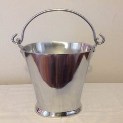 Metal Bucket or Wine Tub with handle - Ice Tools And Buckets  