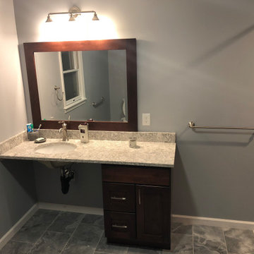 Complete Barrier Free, Handicap Accessible Bathroom Remodel