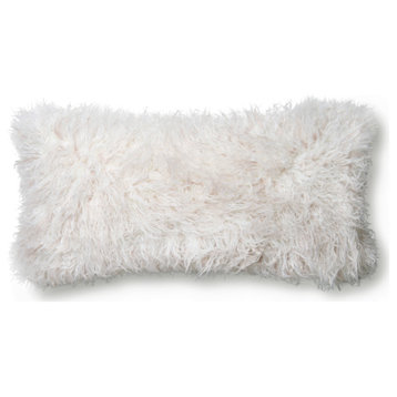 Ivory 12"x27" Decorative Accent Pillow