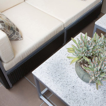 Contemporary Pasadena Condo Patio