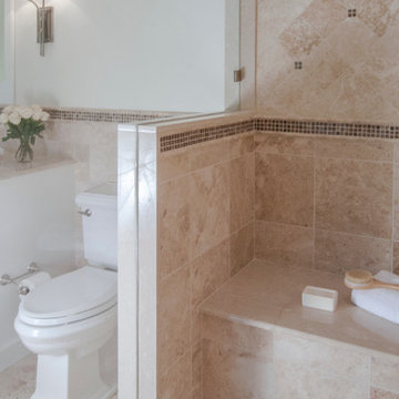 Elegant Master Bath with Classic Marble