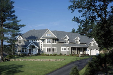 Contemporary exterior home idea in Boston