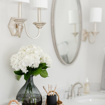 White & Bright Master Bathroom