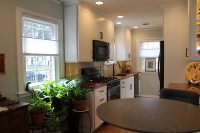 Transitional home design photo in Richmond