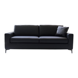 Mistral Italian Sleeper Sofa by Pezzan | Black Leatherette - $2,495 - Sleeper Sofas