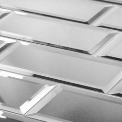Reflections Glass Mirror Beveled Back Splash Wall Tile - Anaheim, CA - Wall And Floor Tile
