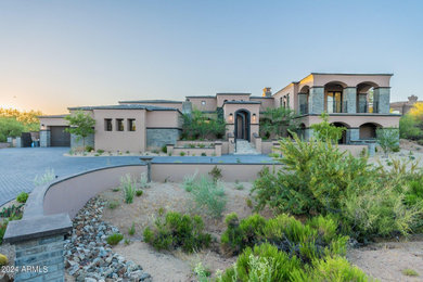 Inspiration for a contemporary exterior home remodel in Phoenix