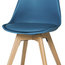 Urban Modern Dining Chairs, Set of 4, Blue