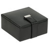 Heritage Men'S Small Cufflink Box In Black