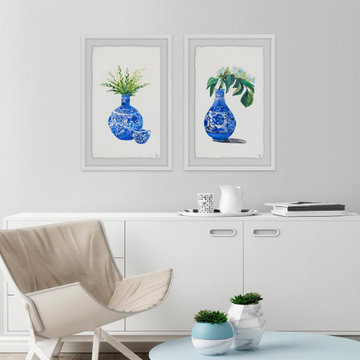 Chinese Vases II Diptych