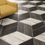 7.13"x16.38" Lambris Naveta Porcelain Floor/Wall Tiles, Set of 13, Blanc
