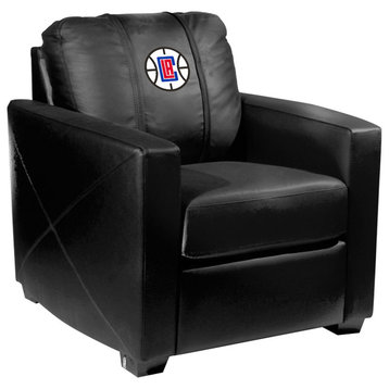 Los Angeles Clippers Stationary Club Chair Commercial Grade Fabric