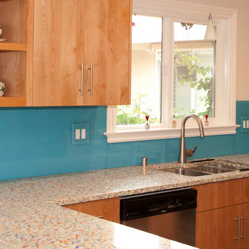 San Jose Modern Vetrazzo Kitchen