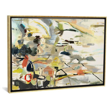 "Modern Times" by Julian Spencer Gold Framed Canvas Print, 26"x40"