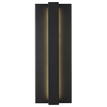 Windfall 16" Outdoor Wall Sconce in Black