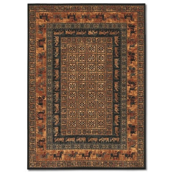 Couristan Old World Classics Pazyrk Rug, Burnished Rust, 2'2"x8'11"