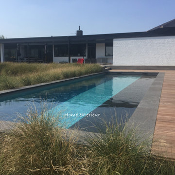 Conception et suivi de l'ensemble des travaux d'un jardin complet à Warneton