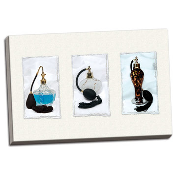 Fine Art Photograph, Perfume Triptych I, Hand-Stretched Canvas