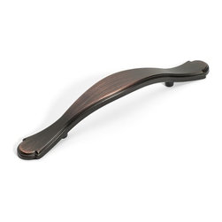 Dynasty Hardware - Arched Cabinet Pull Aged Oil Rubbed Bronze - Cabinet And Drawer Handle Pulls