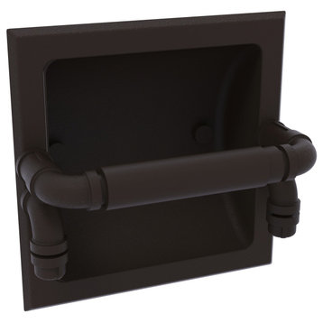 Pipeline Recessed Toilet Paper Holder, Oil Rubbed Bronze