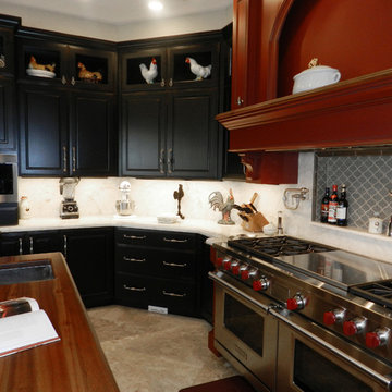 Elegant Blackberry Traditional Kitchen