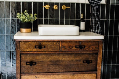 Example of a bathroom design in Other